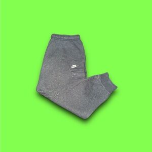 Nike sportswear club fleece tapered cargo sweatpants grey mens XL